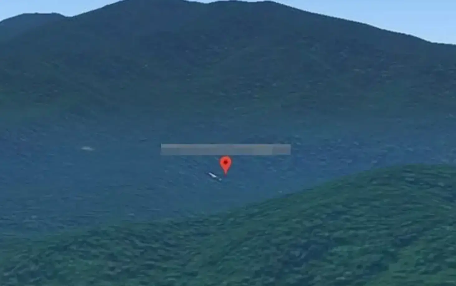 Ian Wilson thinks this could be the missing plane. (Google Maps)