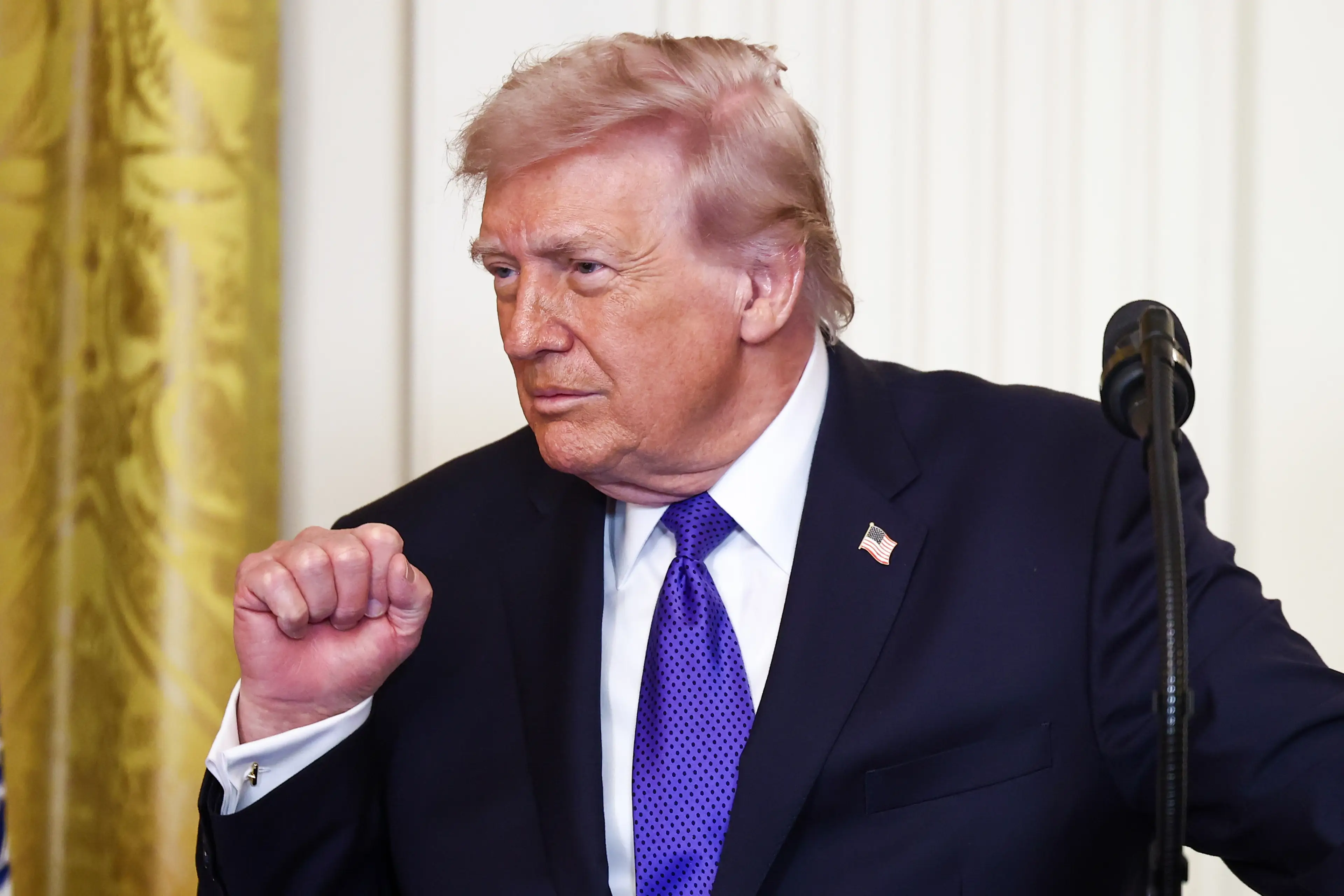 Trump has spoken kindly of the four American service member who have died so far (Jim Lo Scalzo/EPA/Bloomberg via Getty Images)