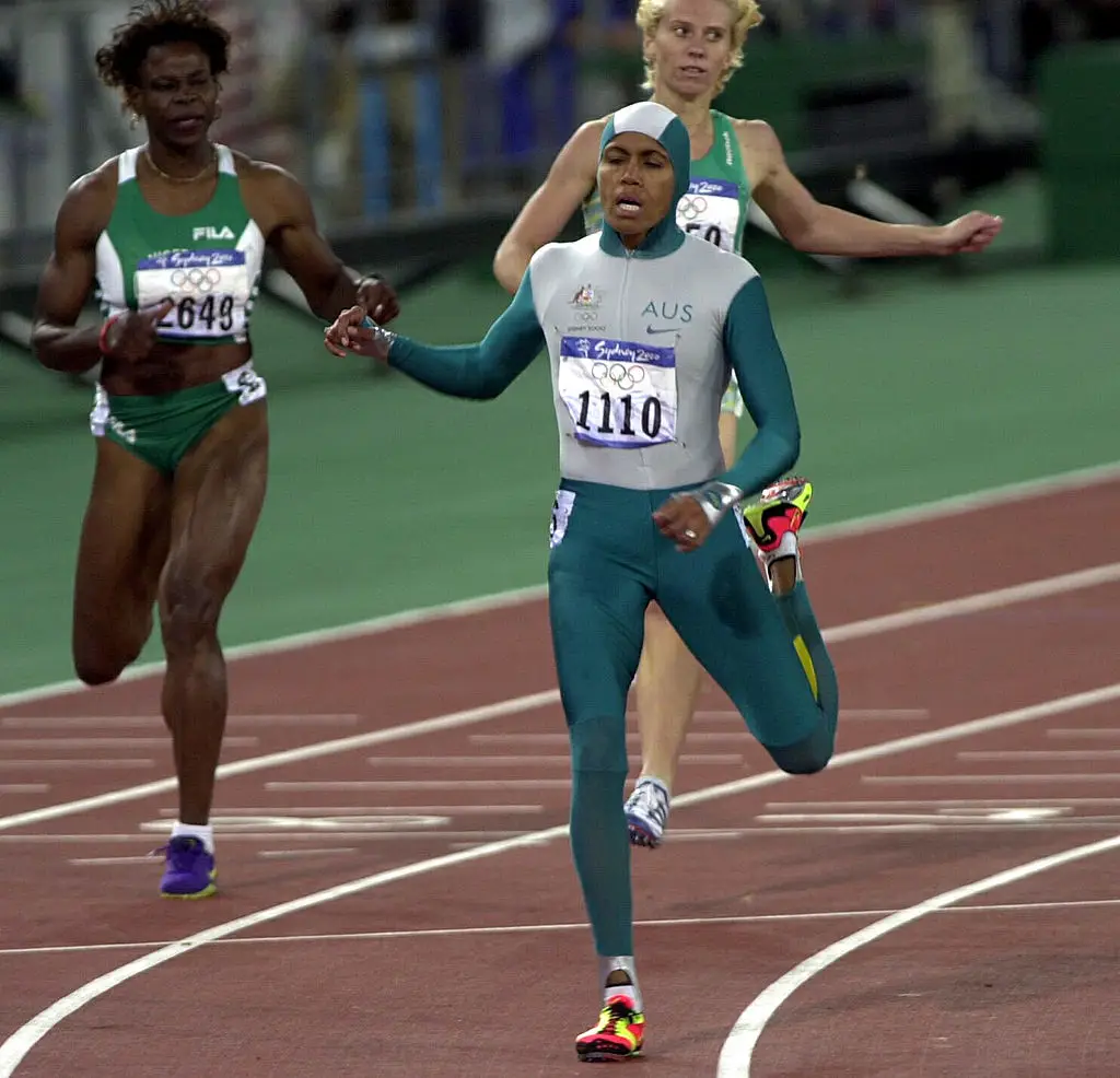 Hodgkinson drew inspiration from Cathy Freeman (Photo by Ross Land/Getty Images)
