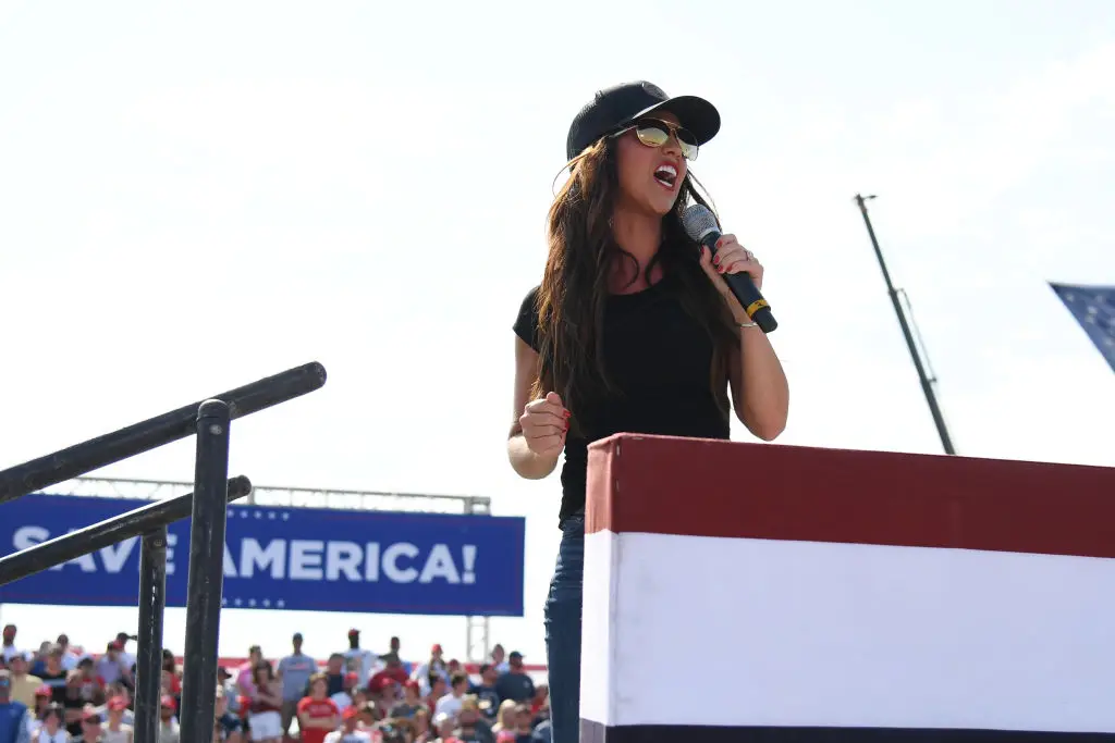 Donald Trump took aim at Congresswoman Lauren Boebert in a scathing rant (Photo by Michael B. Thomas/Getty Images)