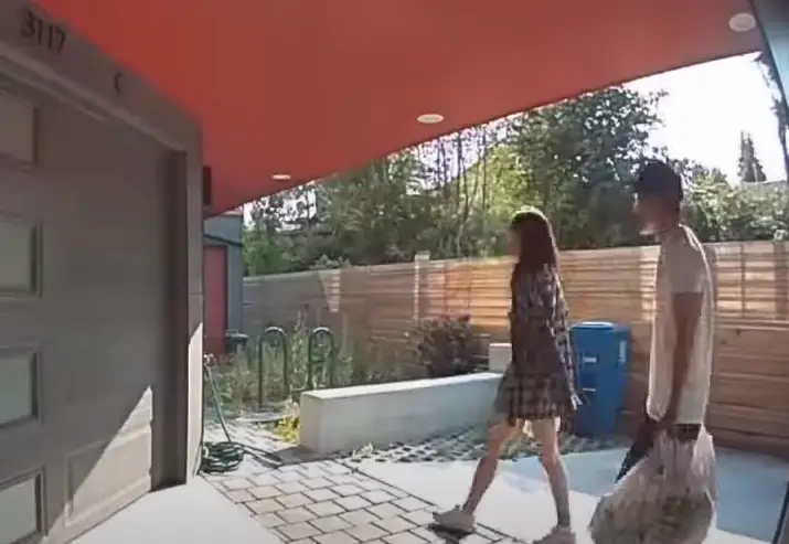 Andy Chu can be seen with Zoey Suyun He before she died. (Fox News 13)