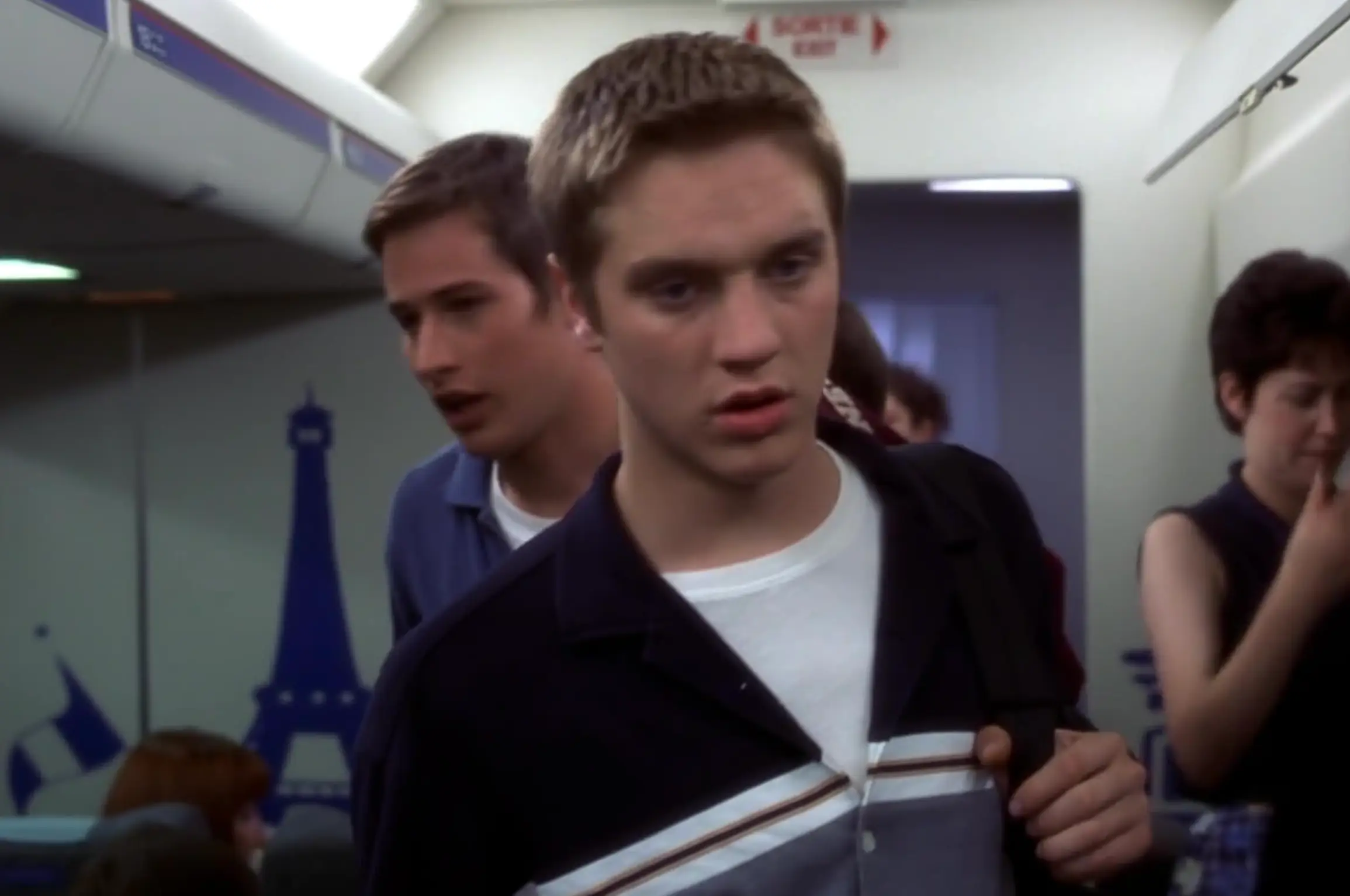 Devon Sawa and Brendan Fehr in Final Destination.