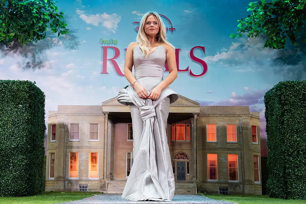 Emily Atack, who plays Stratton in Rivals has become a fan favourite (Photo by Alan Chapman/Dave Benett/WireImage)