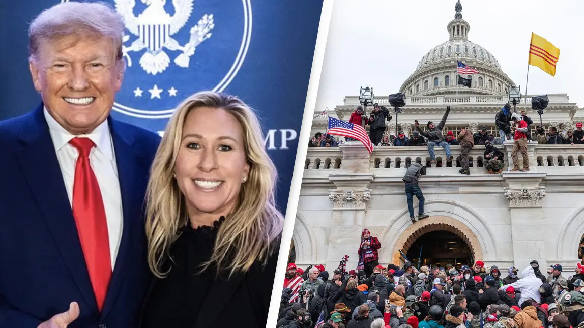 Credit: @realmarjoriegreene/Instagram/Alamy