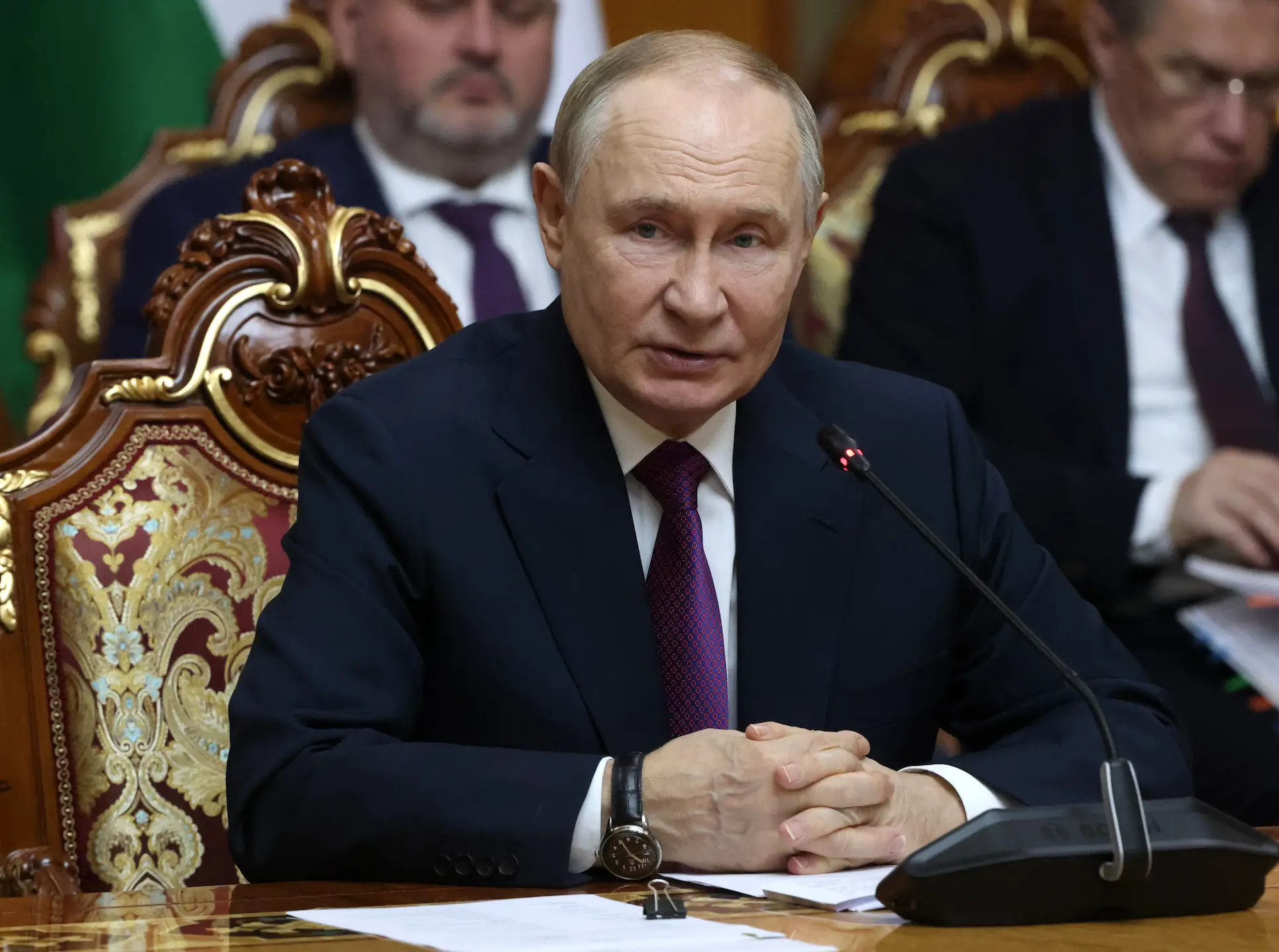 Putin seemed to argue Trump should have won the award (Contributor/Getty Images)