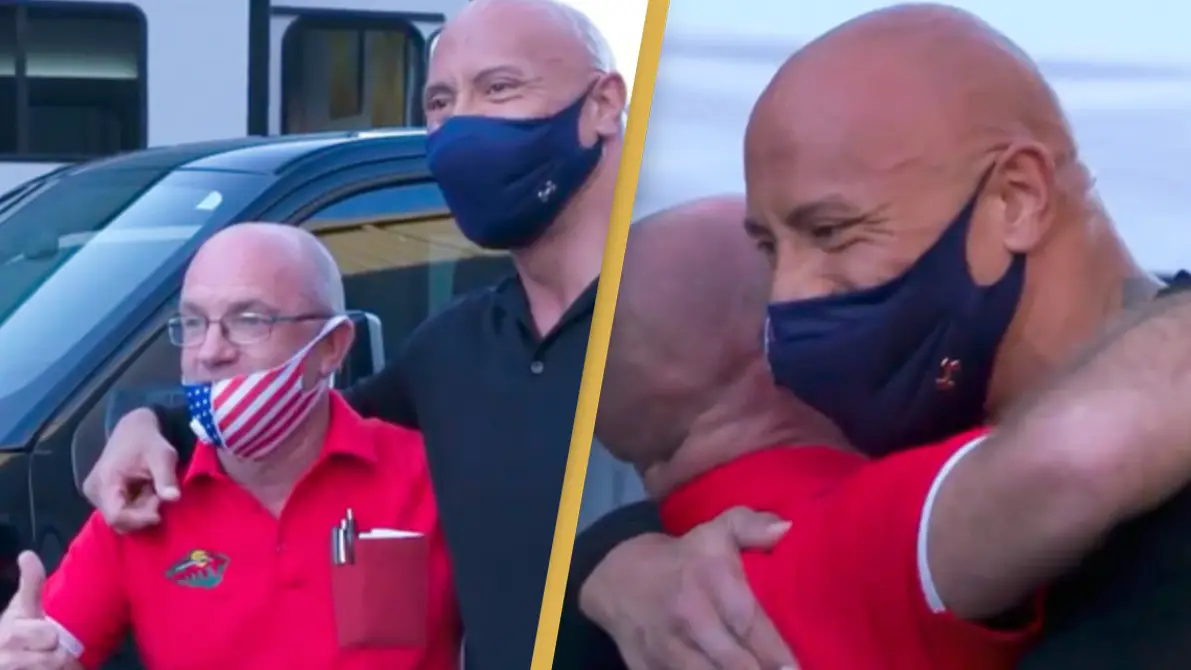 Dwayne Johnson gave brilliant gift to man who helped him when he was homeless