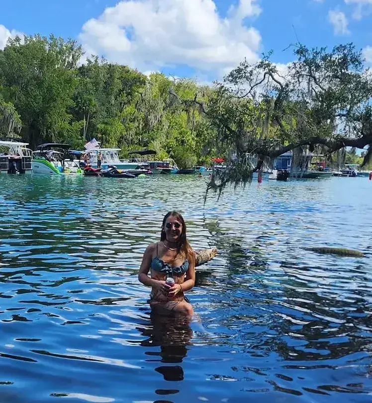 The 31-year-old was fatally attacked while swimming in the river. (Facebook)