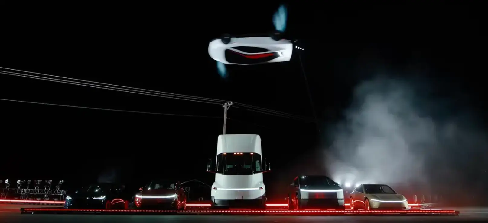 Yep, that is a Tesla (Tesla/YouTube)