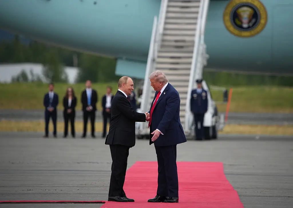 Donald Trump and Vladimir Putin met in Alaska (Andrew Harnik/Getty Images)