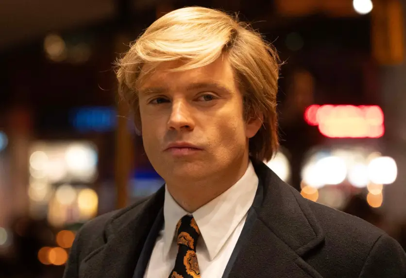 Sebastian Stan played a young version of Donald Trump in The Apprentice (Studio Canal)