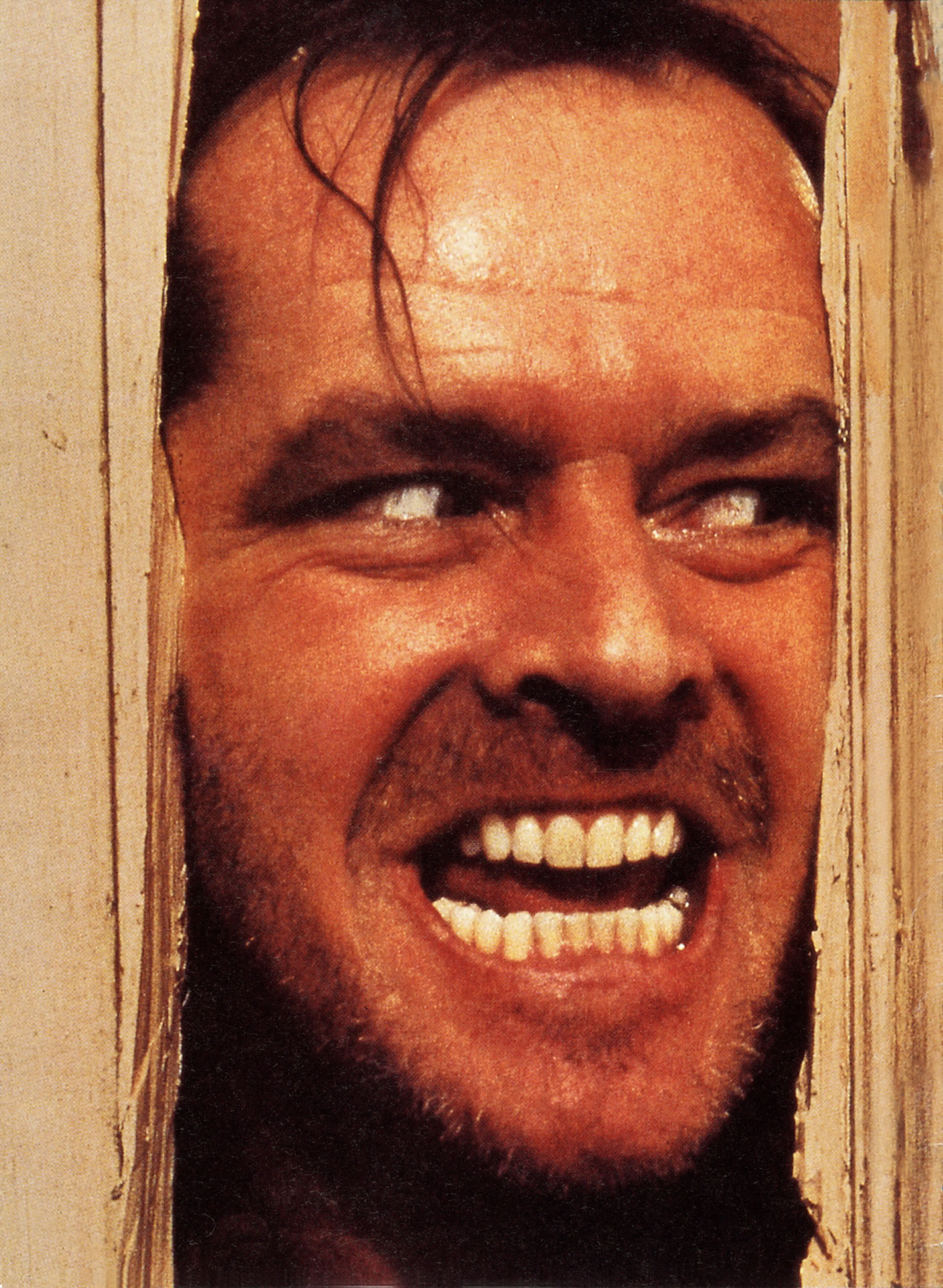 Nicholson improvised the iconic scene.