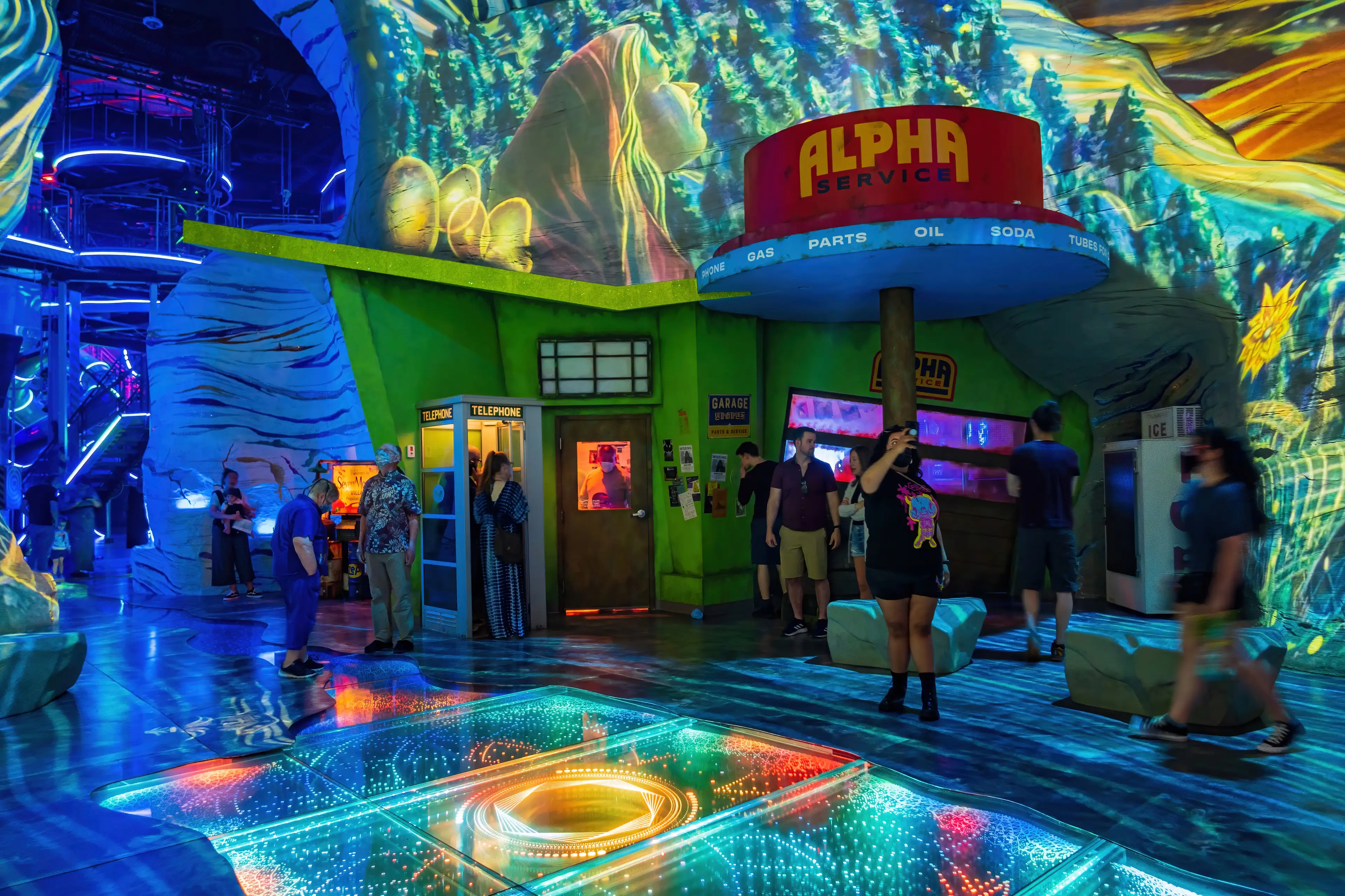 Visitors are going wild for the experience.