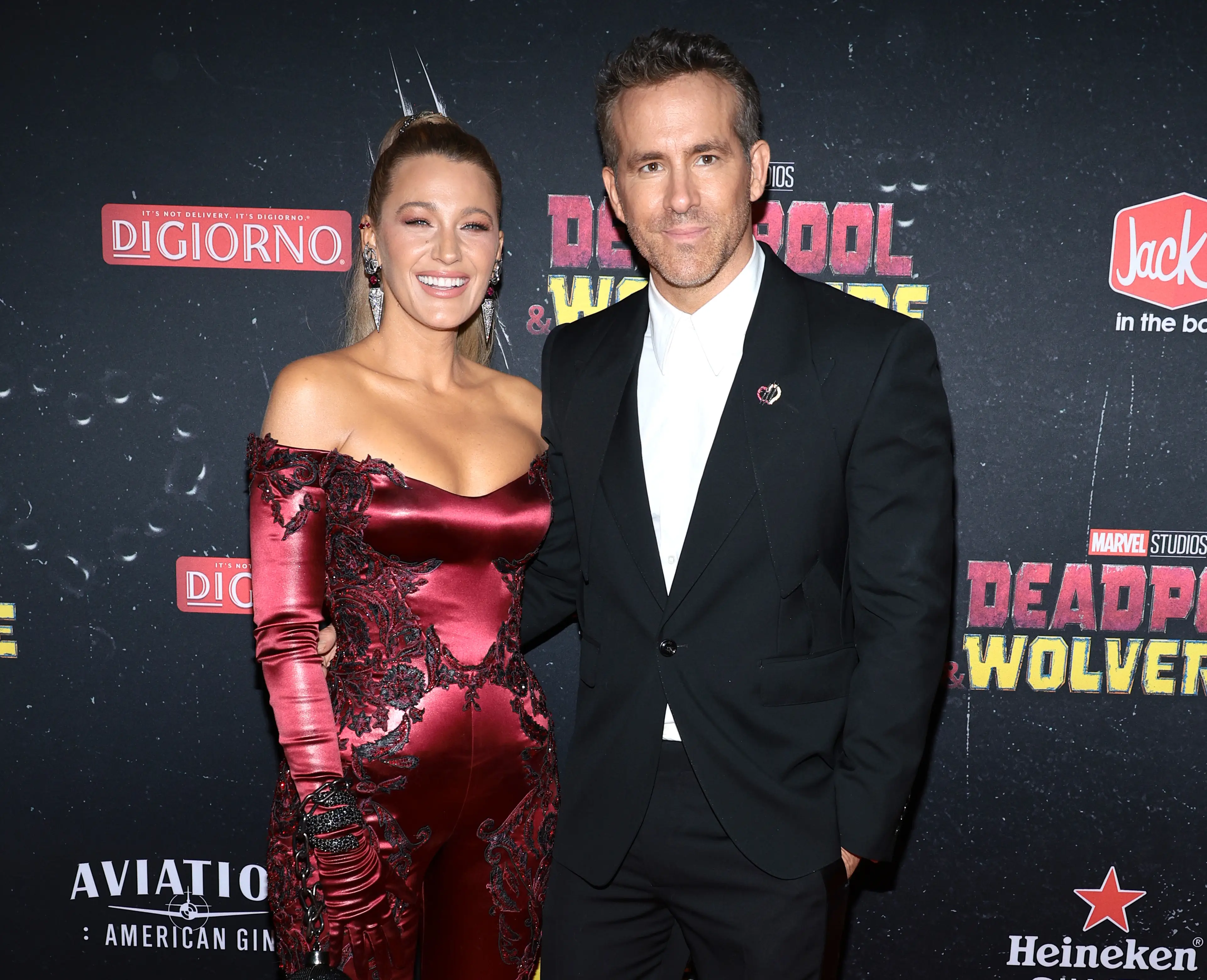 Lively has been supporting Reynolds during the Deadpool and Wolverine press run. (Dimitrios Kambouris/Getty Images)