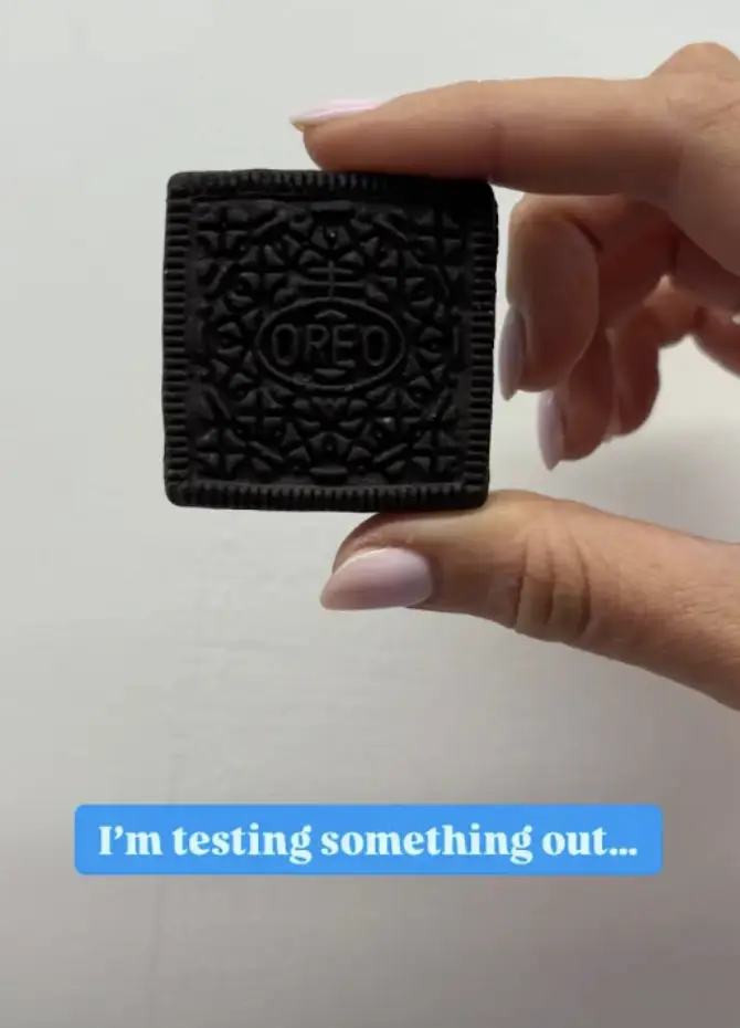 It seems as if Oreo is ditching its iconic circular cookie (oreouki/Instagram)