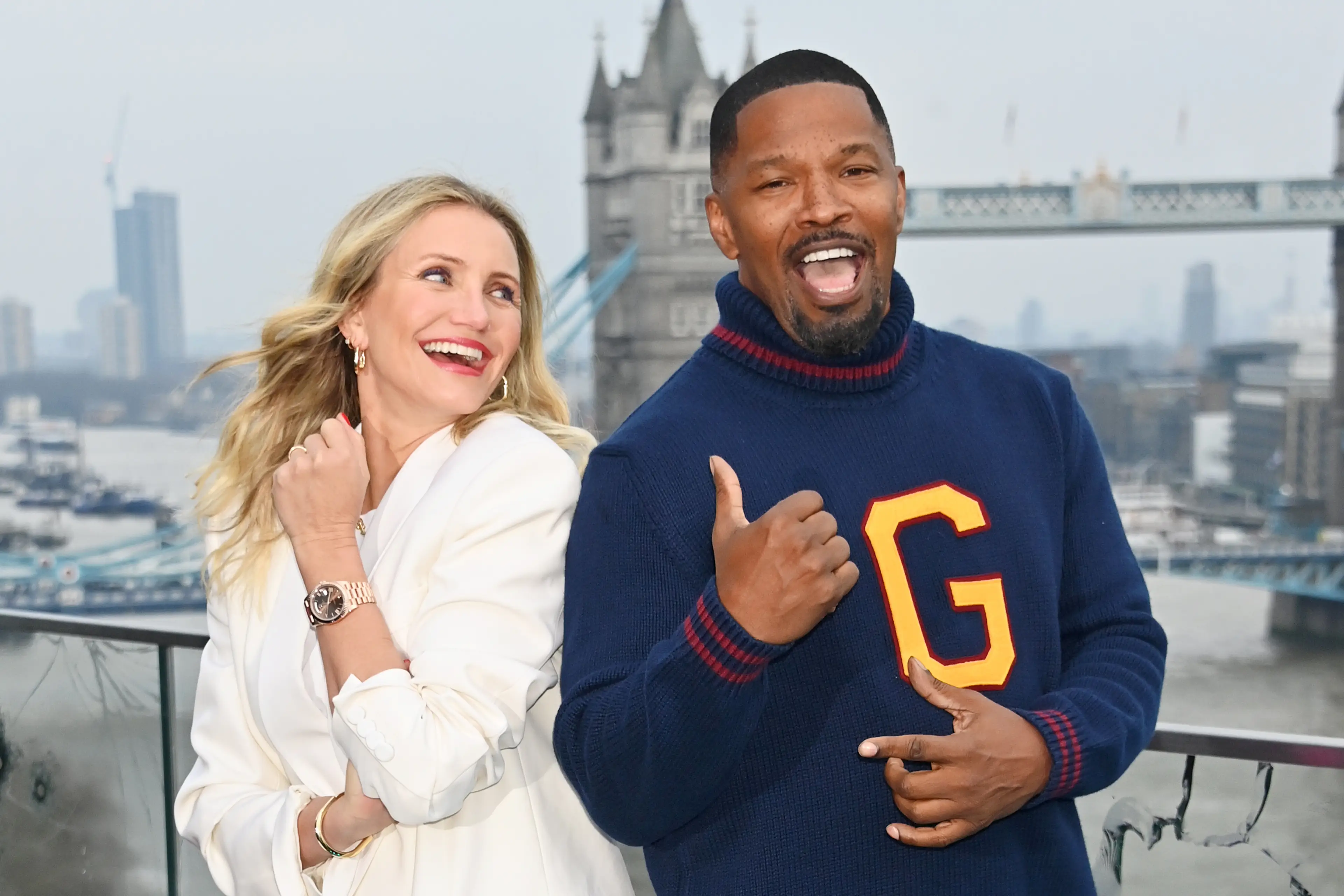 Cameron Diaz and Jamie Foxx star in the new movie together (Netflix)