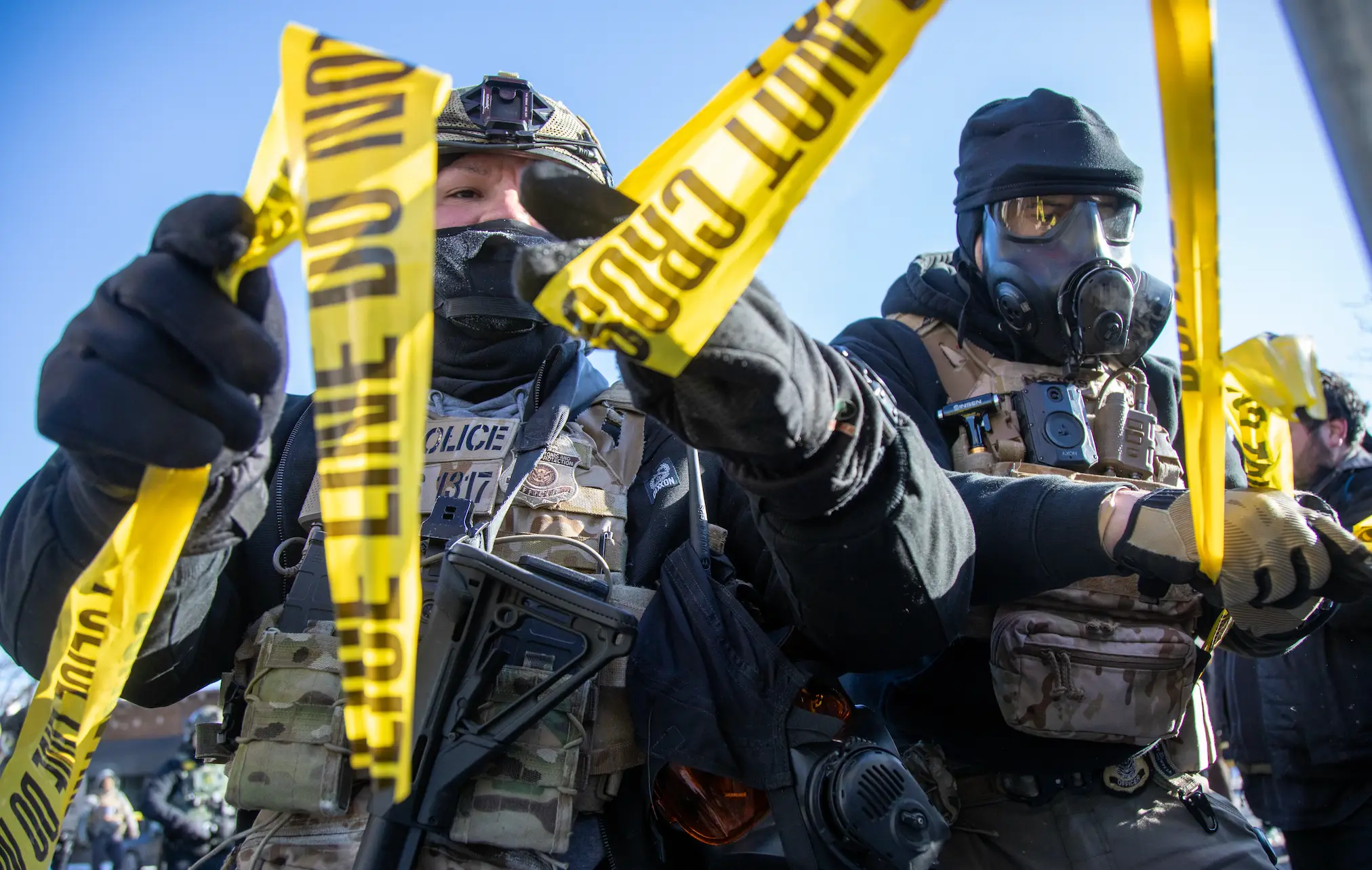 ICE agents detained Liam and his father shortly after they'd just returned home from school (Arthur Maiorella/Anadolu via Getty Images) 