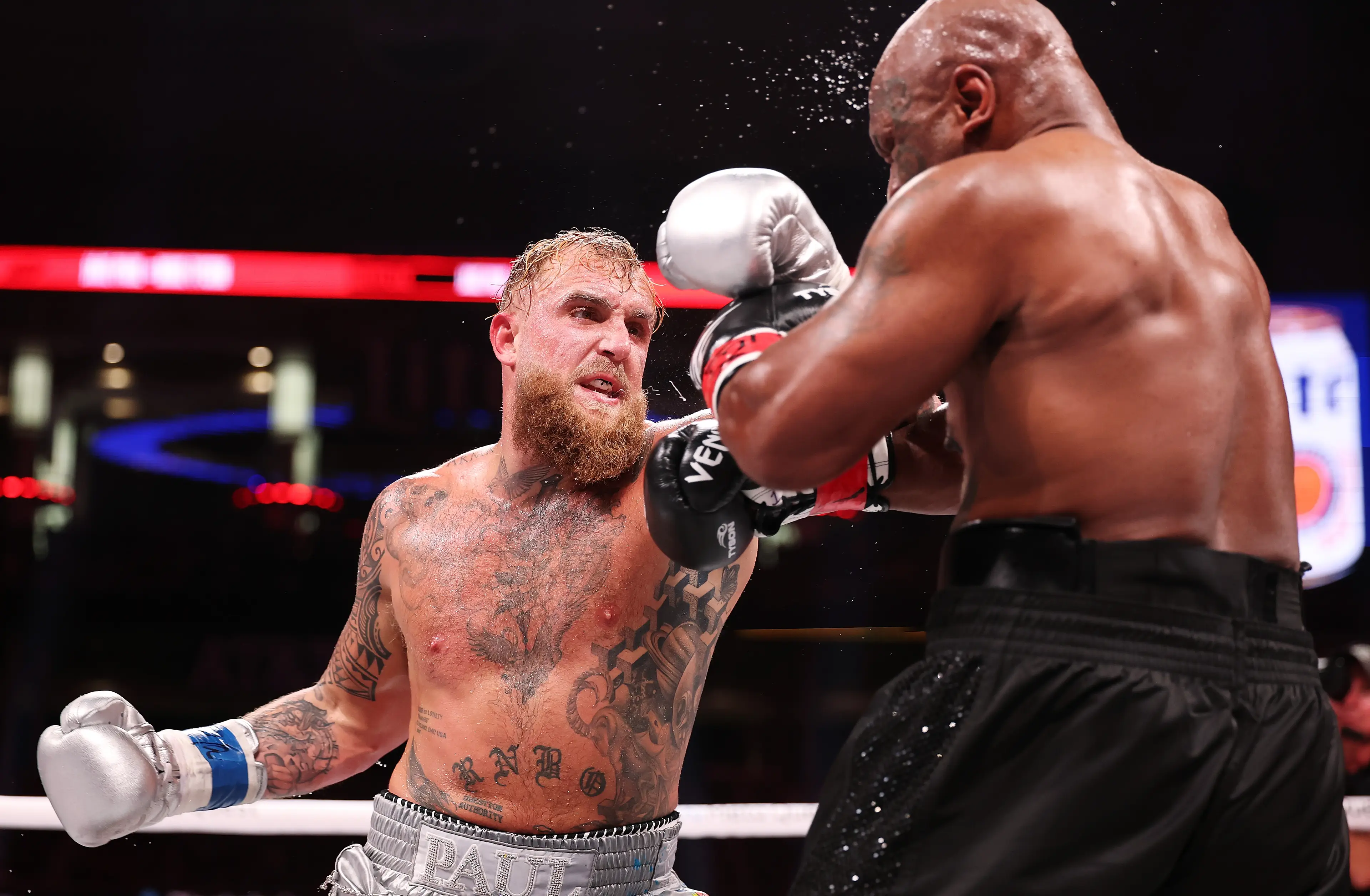 Jake Paul was handed the victory by unanimous decision (Al Bello/Getty Images for Netflix © 2024)