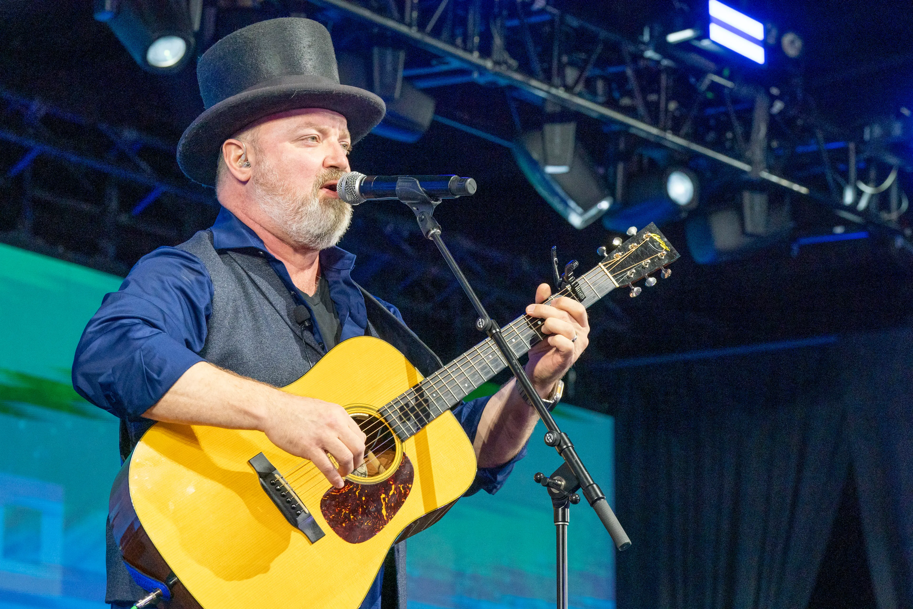 John Driskell Hopkins continues to perform despite his diagnosis (Skip Bolen/Getty Images)
