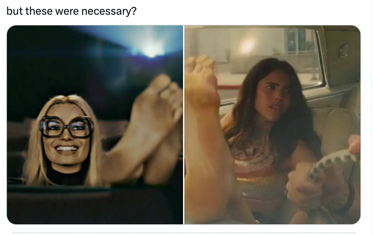 Fans began to question Tarantino's use of feet after the interview.