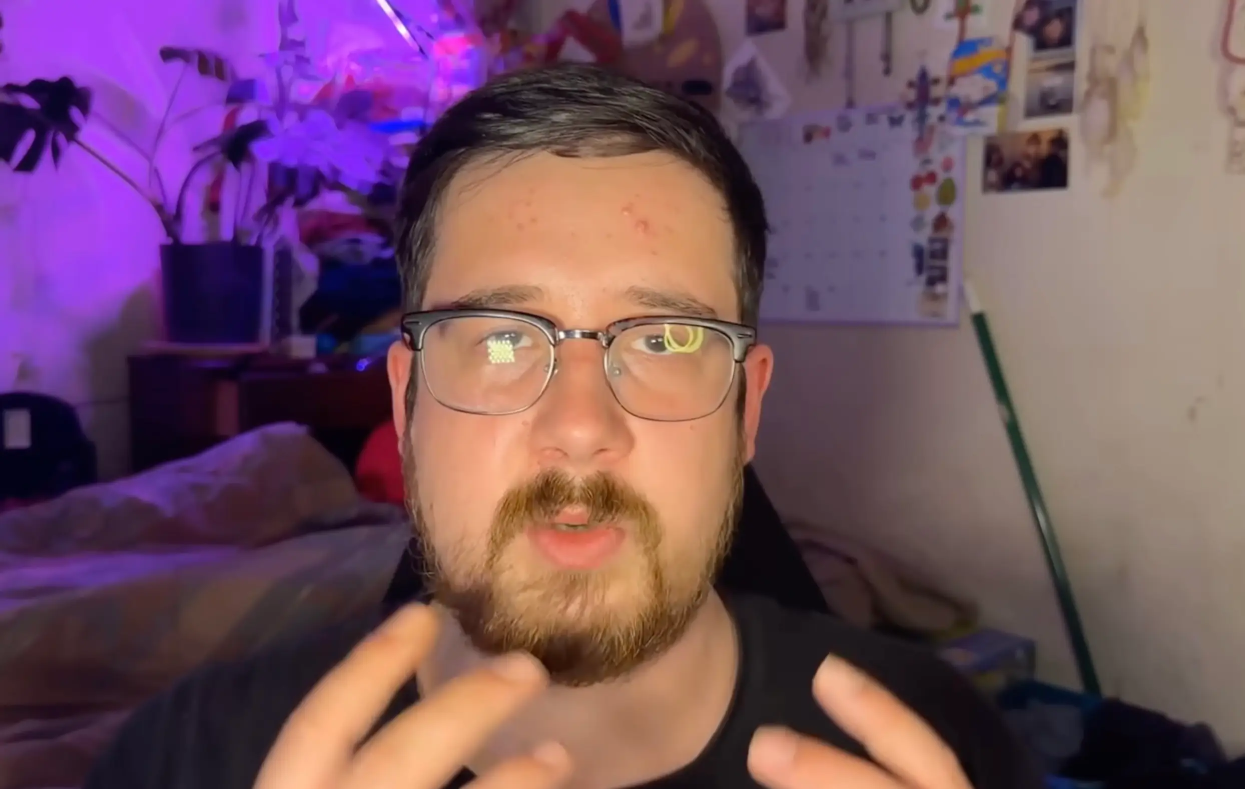 The 28-year-old opened up about the crippling side effects of his drug addiction. (@LucyLurch/YouTube)