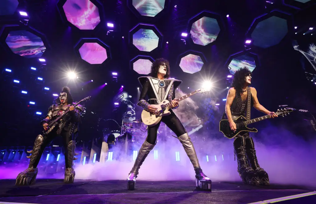 KISS played their final show in 2023 but will return to the stage as avatars in 2027 (Kevin Mazur/Getty Images for Live Nation)