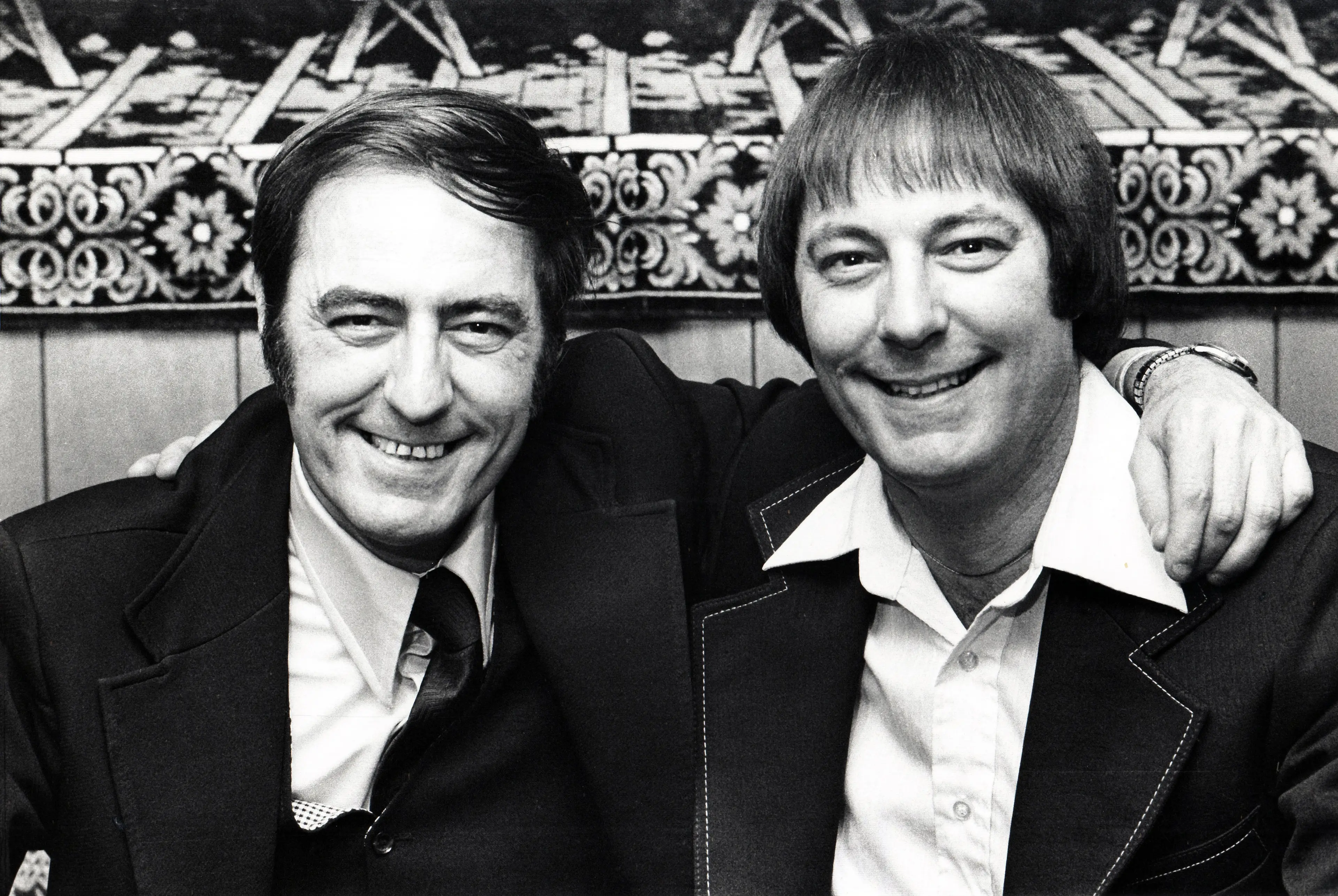 Identical twin brothers Jim Lewis and Jim Springer.