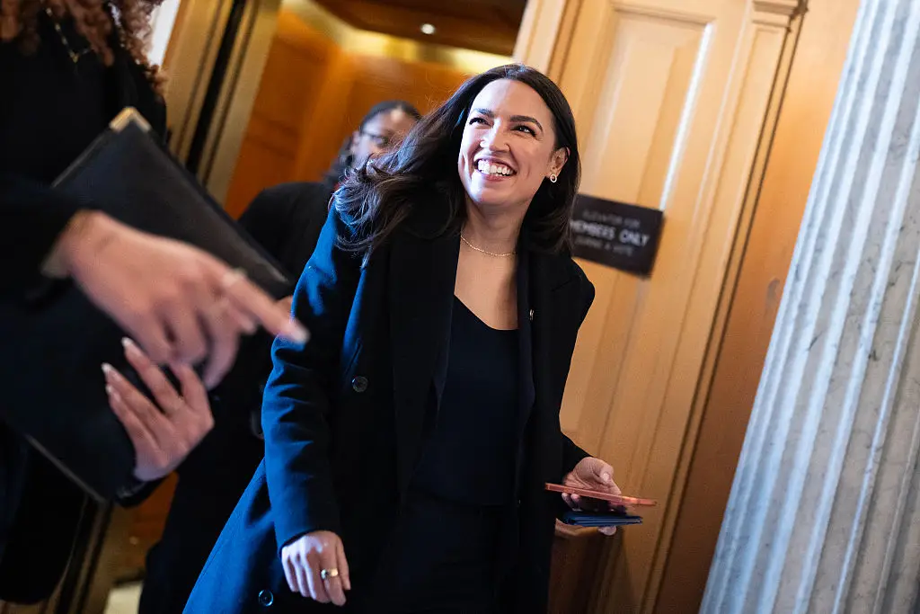 Rep. Alexandria Ocasio-Cortez brutally roasted President Donald Trump for claiming to not understand Bad Bunny's set (Tom Williams/CQ-Roll Call, Inc via Getty Images)