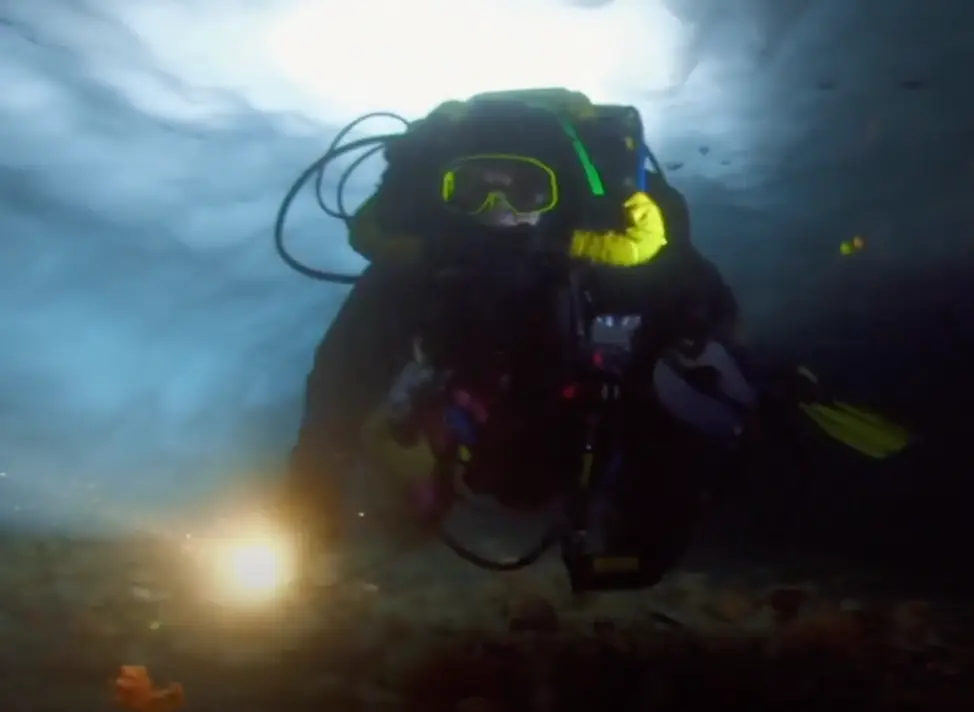 Heinerth and her team were underwater for three hours (Santa Barbara International Film Festival)