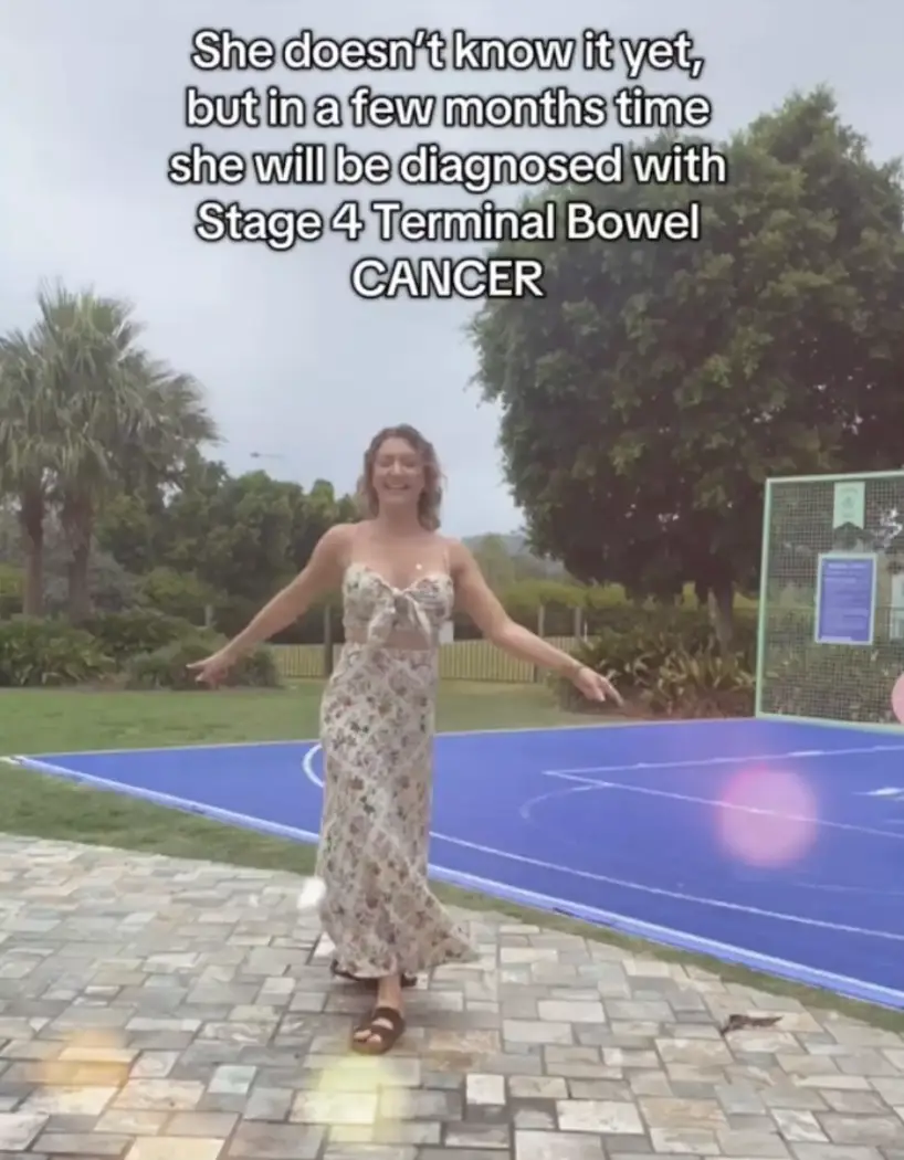 The mom was diagnosed with stage four cancer in 2023 (TikTok/@stoneinthe0cean)