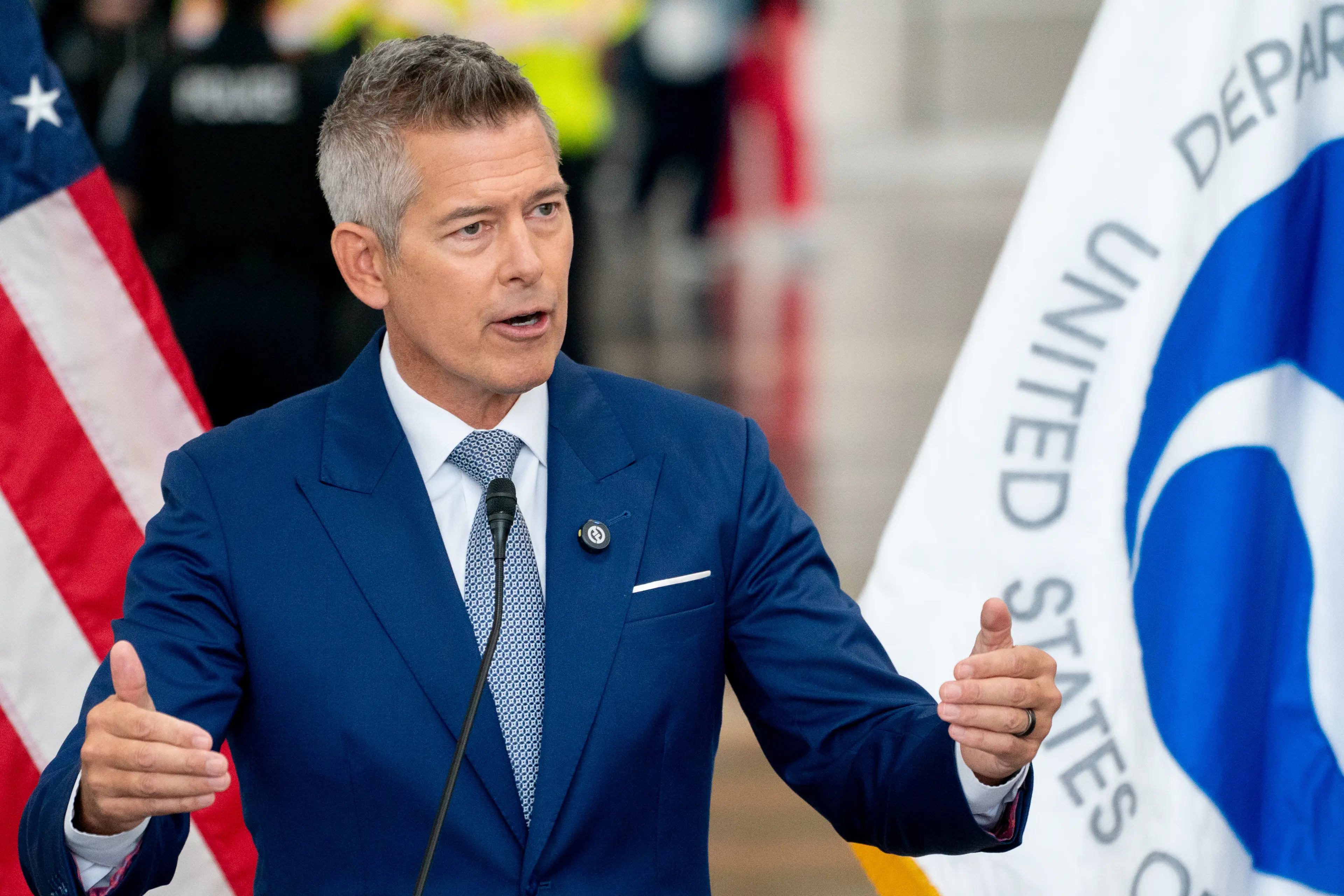 Transportation Secretary Sean Duffy (Stefani Reynolds/Bloomberg via Getty Images)