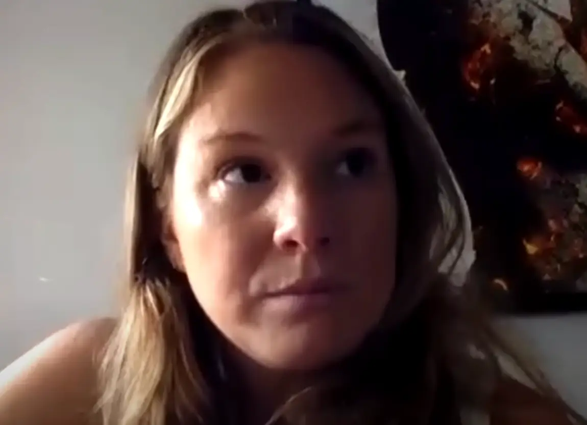 Kaitlin struggled with mental health difficulties after learning the truth. (YouTube/Inside Edition)