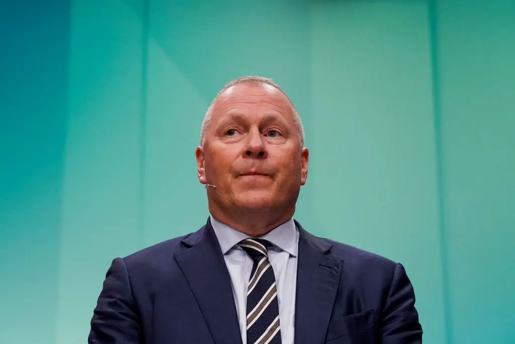 Nicolai Tangen invited Musk to dinner (OLE BERG-RUSTEN/NTB/AFP via Getty Images)