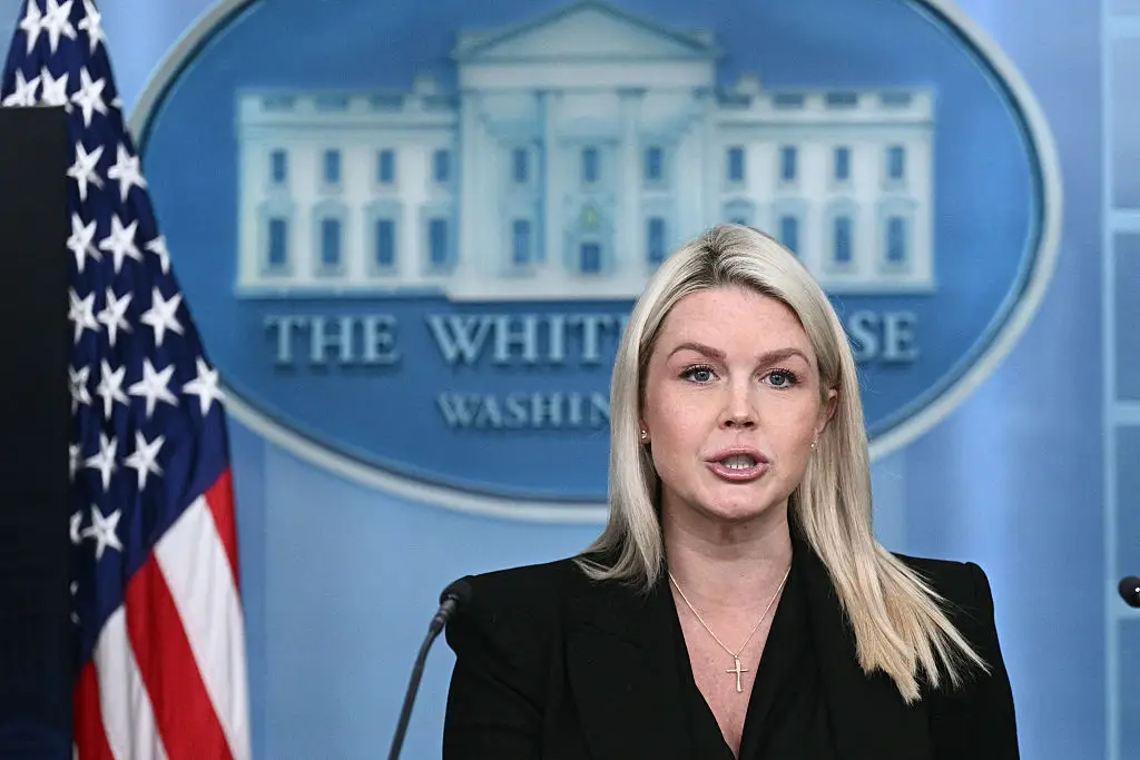 Leavitt stood by her remarks (Brendan SMIALOWSKI / AFP via Getty Images)