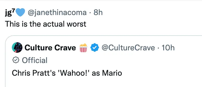 Many fans were left disappointed with Pratt's efforts.