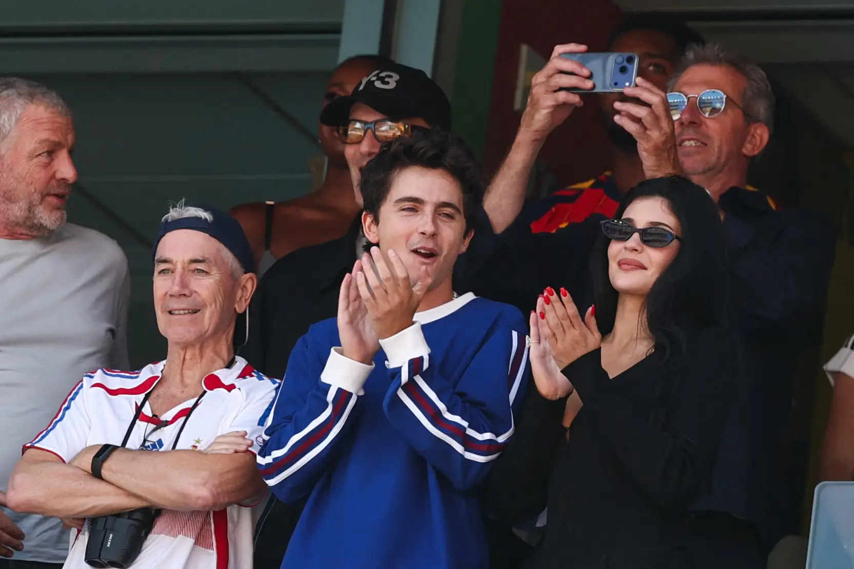 The couple turned the World Cup final into their own personal date night (FRANCK FIFE / AFP via Getty Images)