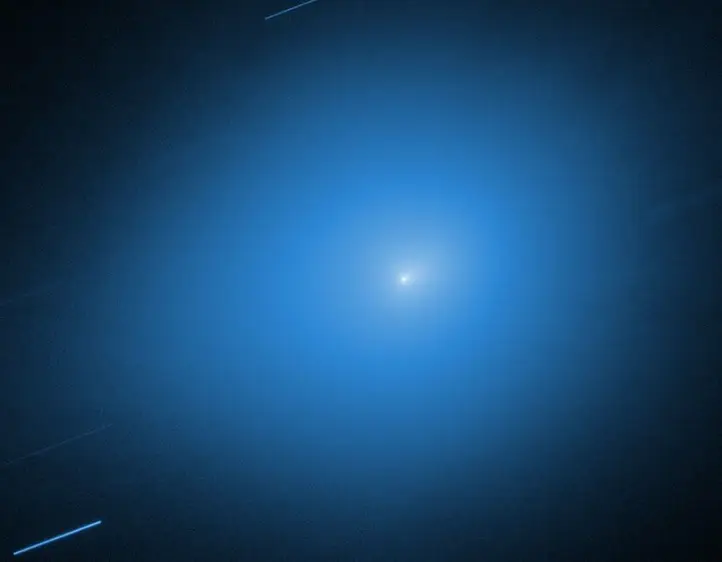 The new image of 3I/ATLAS from the Hubble telescope (NASA, ESA, STScI, D. Jewitt (UCLA). Image Processing: J. DePasquale (STScI))