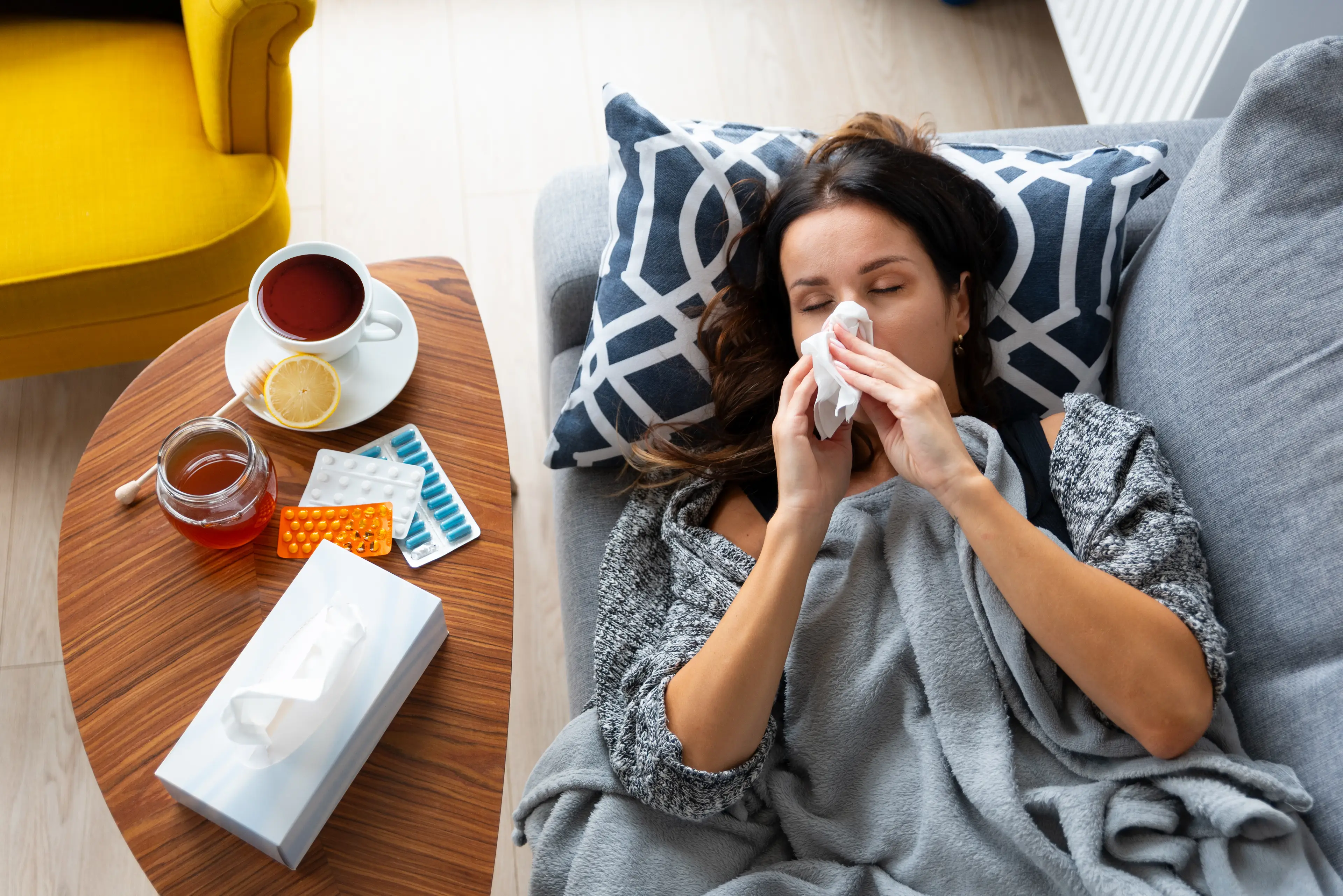 People with the disease may display flu-like symptoms (Getty Stock Image)