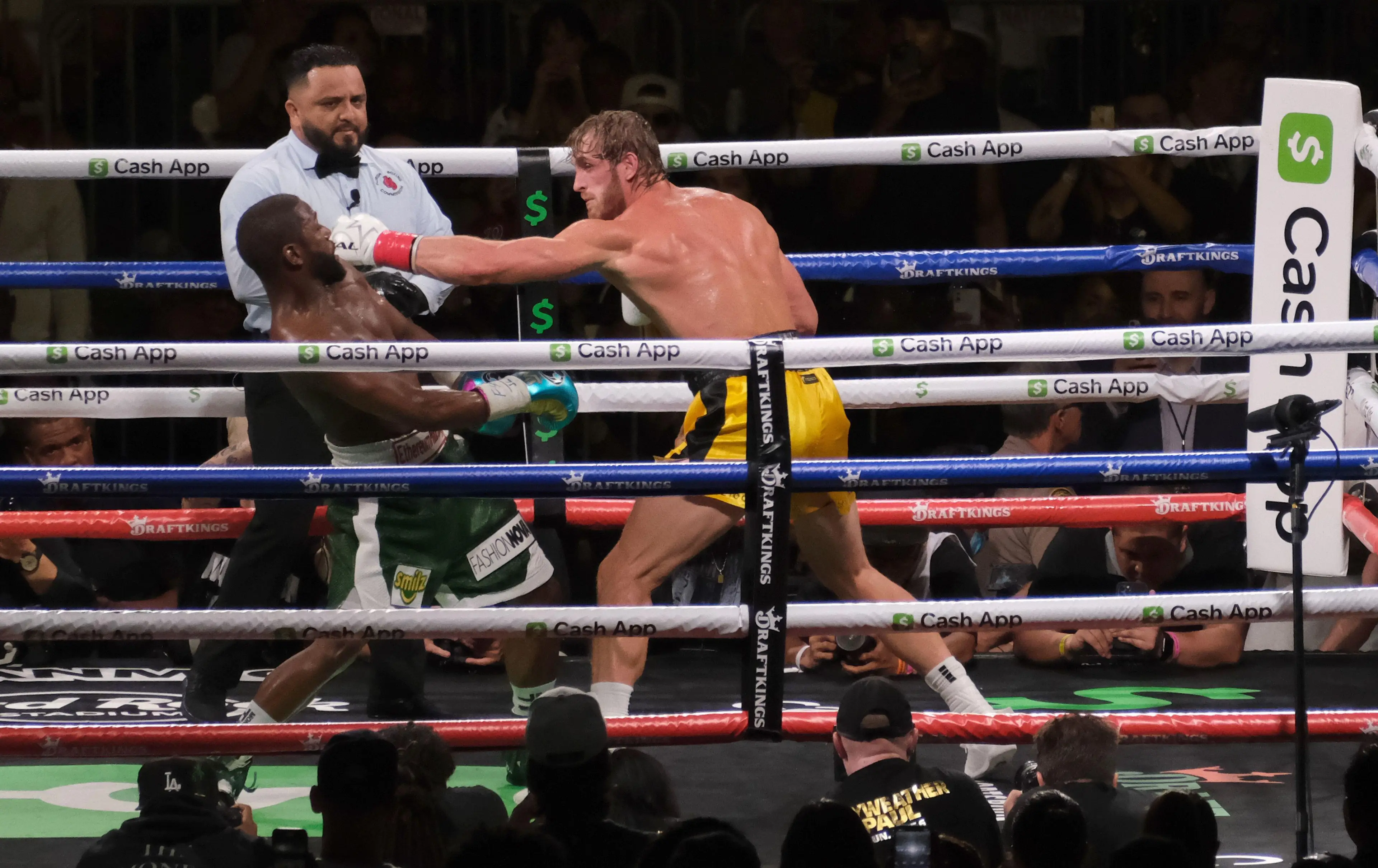 Logan Paul went the distance with Floyd Mayweather.