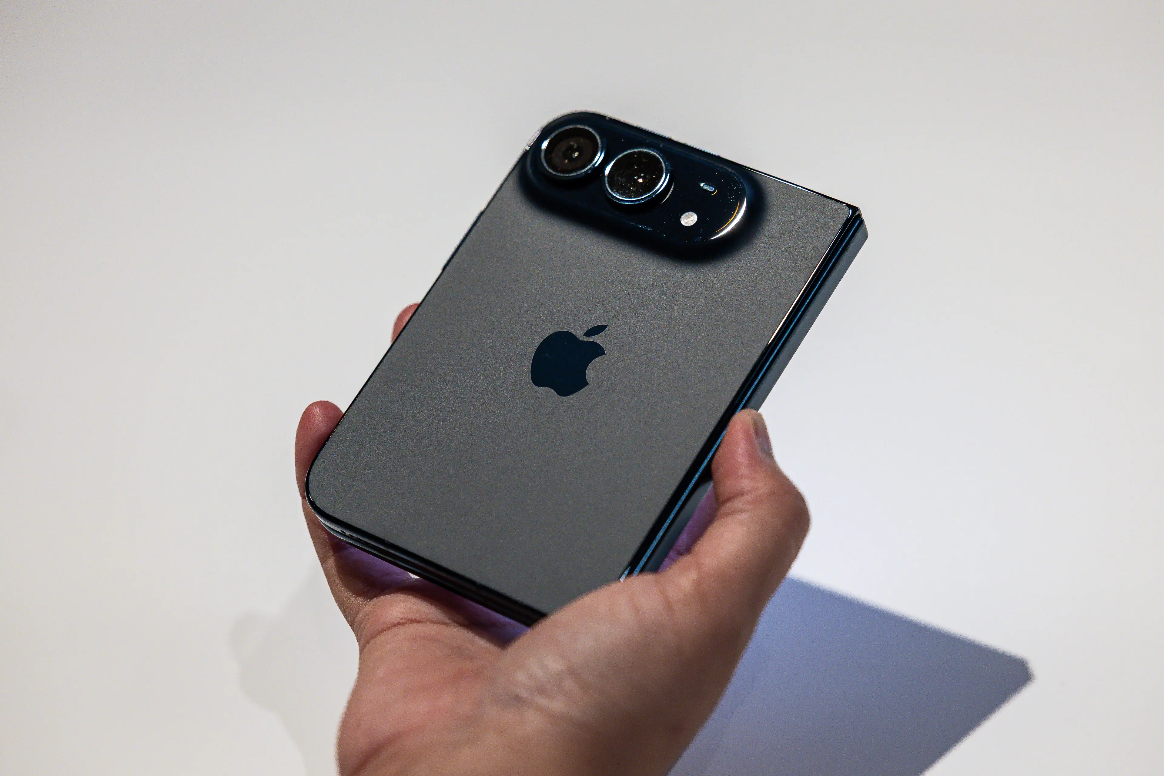 The Duo is Apple's first folding phone(Annice Lyn/Getty Images)