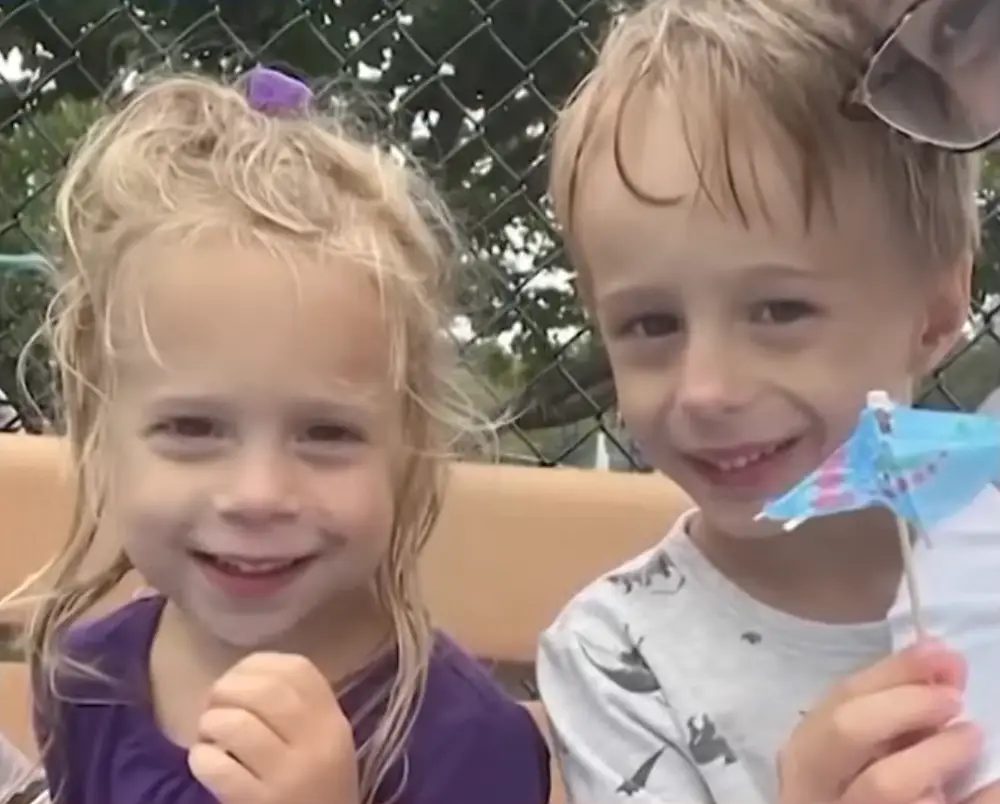 Ella and Kai's parents were fighting for custody of them amid their divorce battle (WCVB Channel 5 Boston)