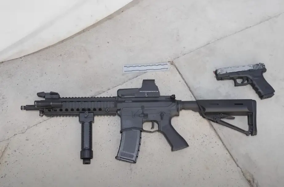 The Airsoft guns have been taken into evidence.