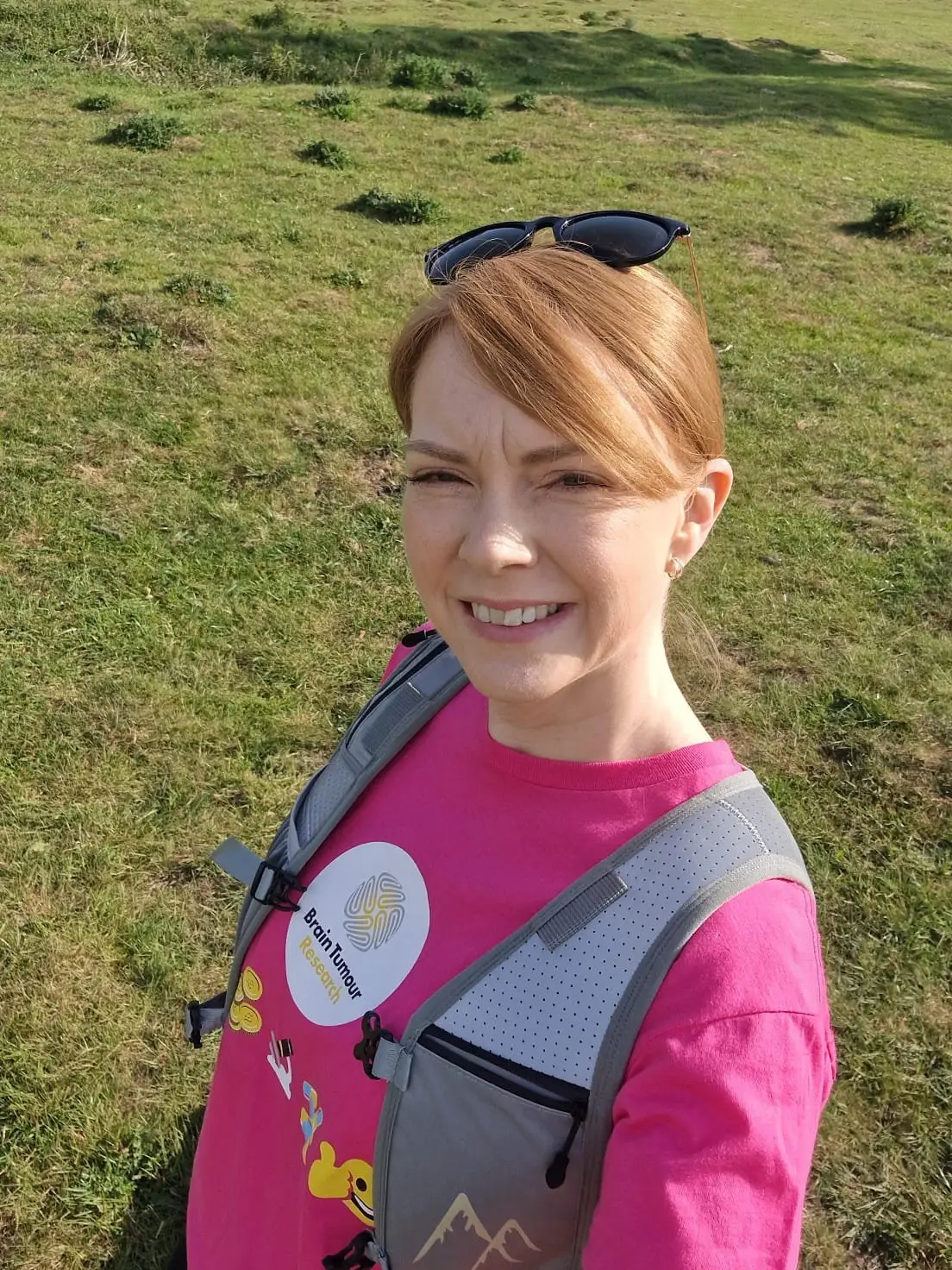 Amy's now raising money for Brain Tumour Search (SWNS)
