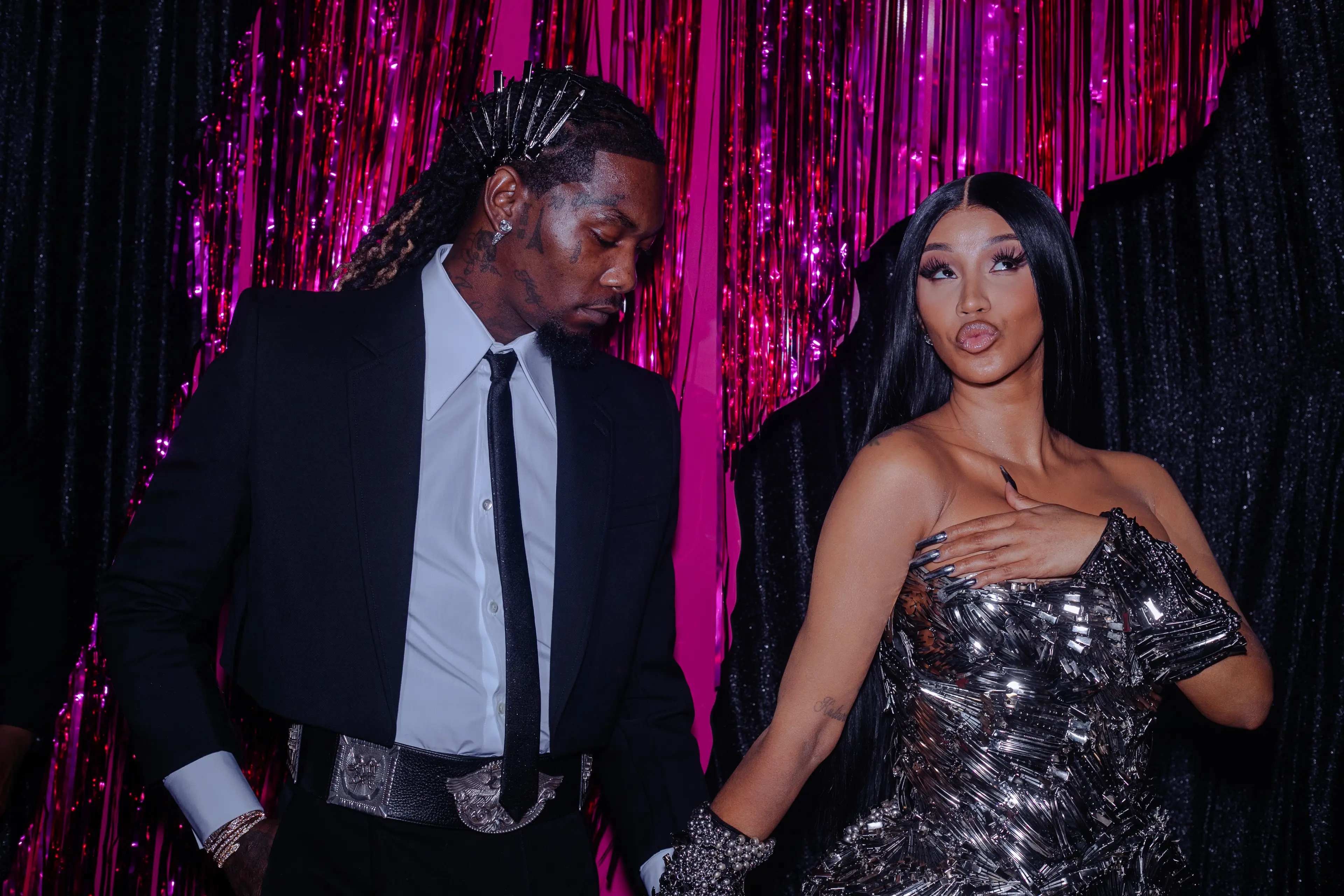 Cardi B and Offset share three children together Kulture, Wave and Blossom(Catherine Powell/Getty Images for MTV)