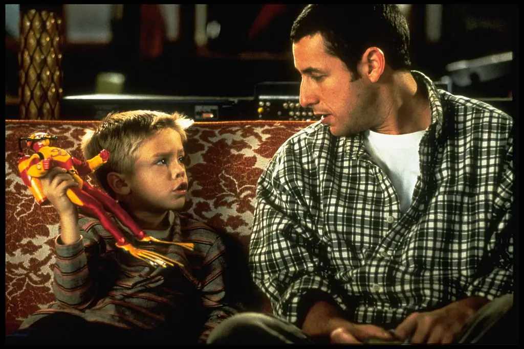 Sandler's character adopts a five-year-old kid in Big Daddy (Ronald Siemoneit/Sygma/Sygma via Getty Images)