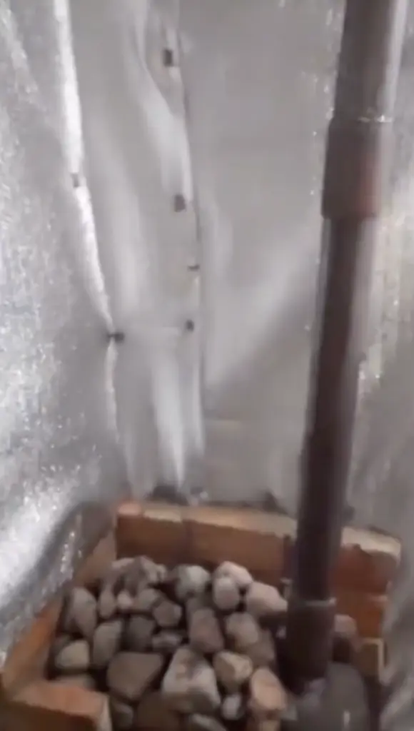 The sauna had everything the troops need.