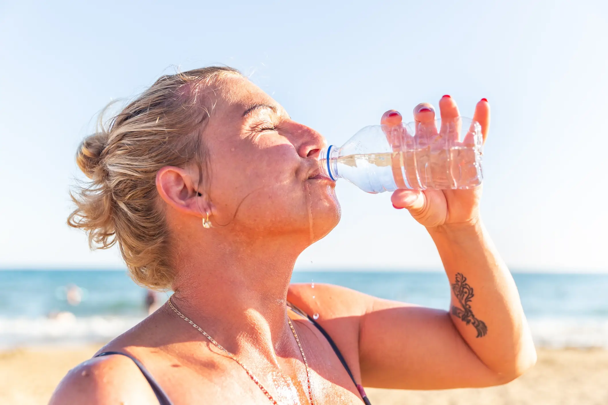 Dr's are warning people who are using GLP-1's to make sure they are hydrated this summer (Getty stock image)