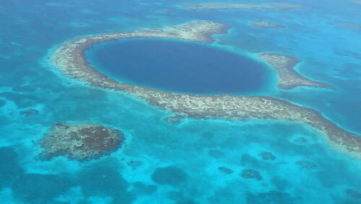 The Great Blue Hole shows the devastating impact of climate change (UNESCO)