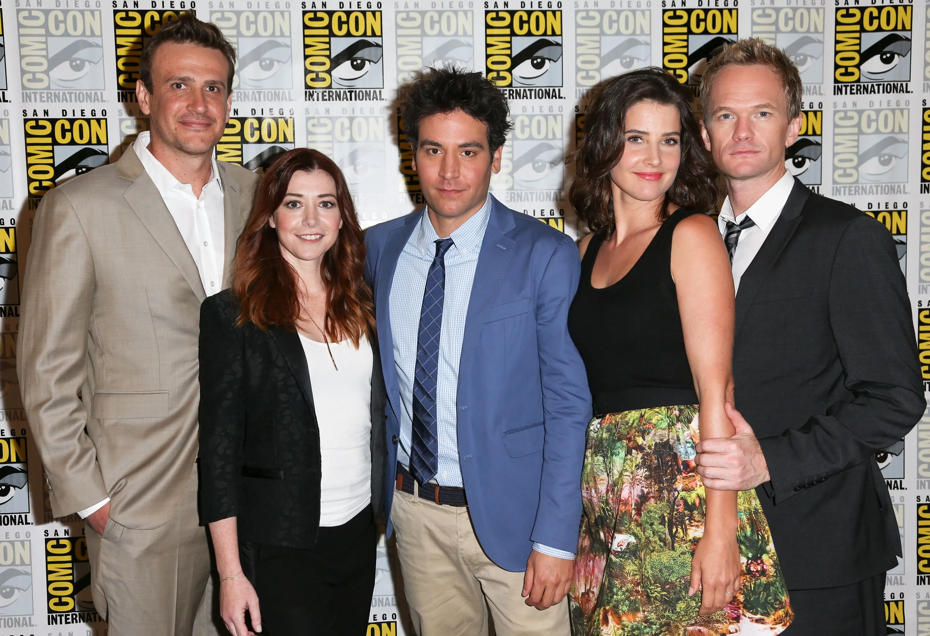 Jason Segel pictured with his How I Met Your Mother co-stars (Imeh Akpanudosen/Getty Images)