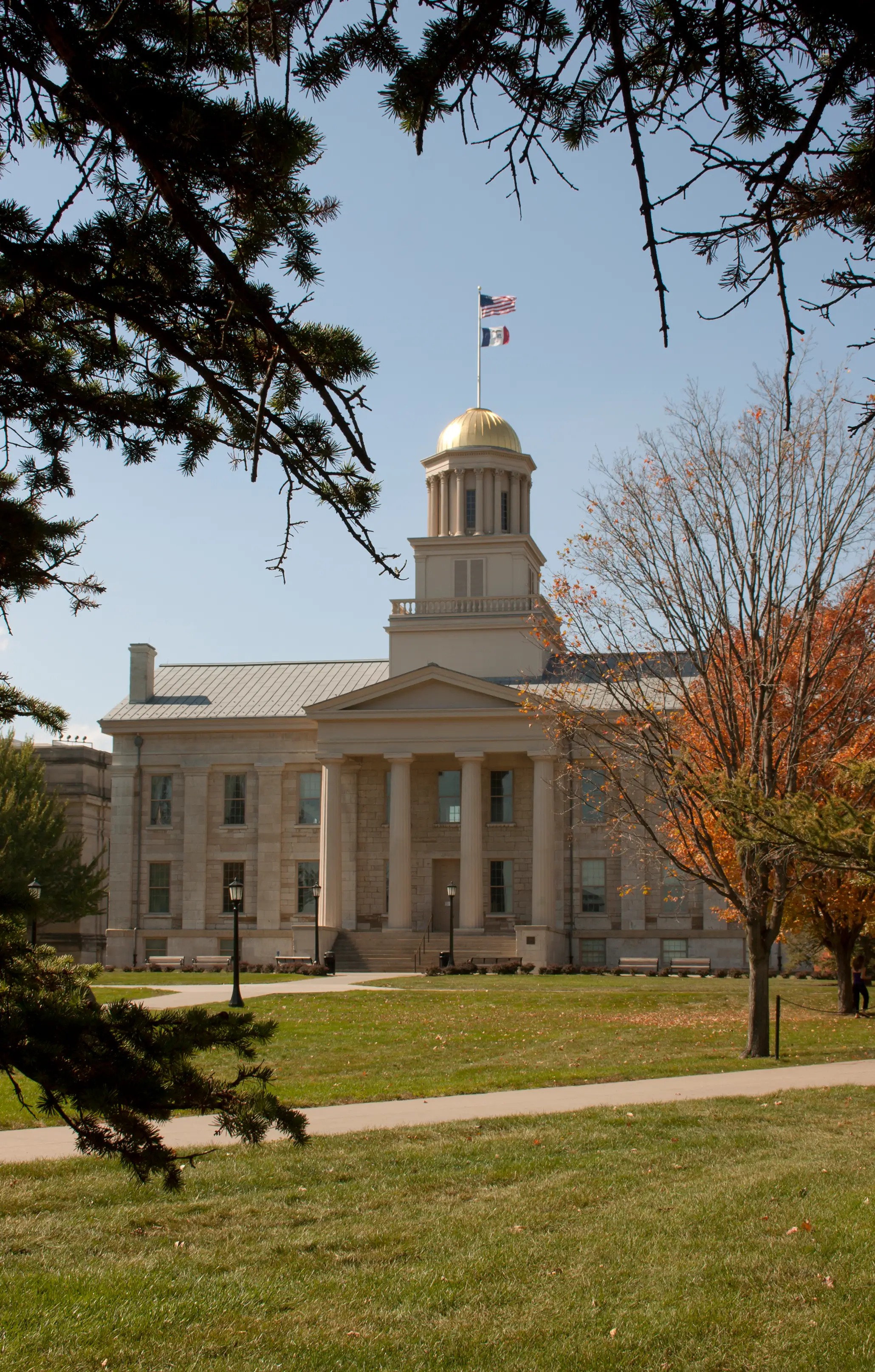 The Old Capitol building on the University of Iowa campus (Getty Stock Photo)
