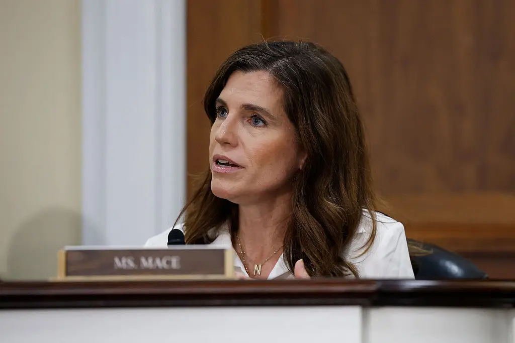 Nancy Mace revealed she knows names that would 'shock' the world (Photo by Kevin Dietsch/Getty Images)